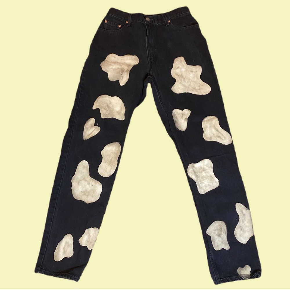 LEVI’S Cow Print custom vintage
